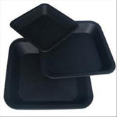 SQUARE SAUCER 36.5X36.5X4 CM (FOR 30L POTS)